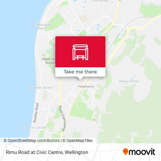 Rimu Road at Civic Centre map