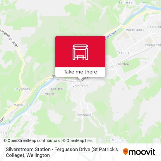 Silverstream Station - Fergusson Drive (St Patrick's College) map