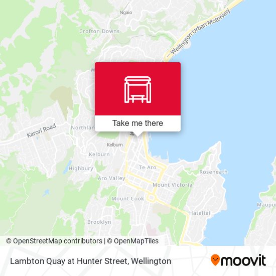 Lambton Quay at Hunter Street map