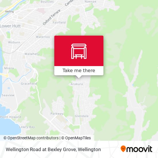 Wellington Road at Bexley Grove map