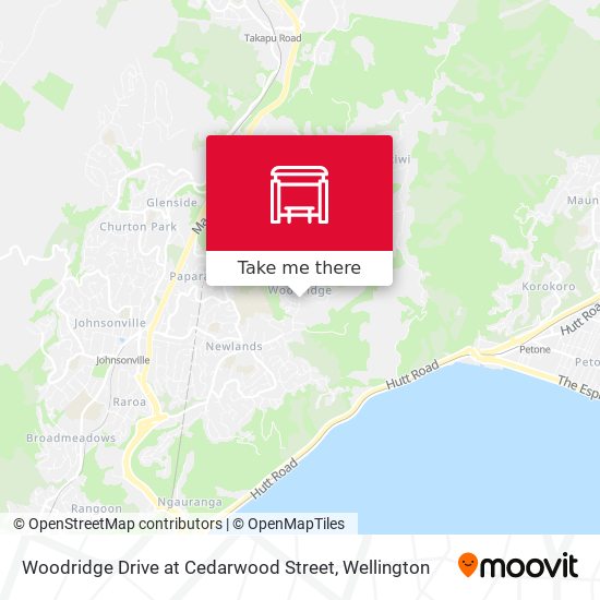 Woodridge Drive at Cedarwood Street map