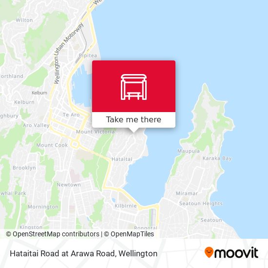 Hataitai Road at Arawa Road map