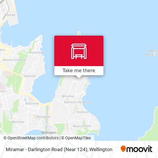 Miramar - Darlington Road (Near 124) map