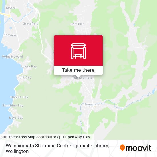 Wainuiomata Shopping Centre Opposite Library map
