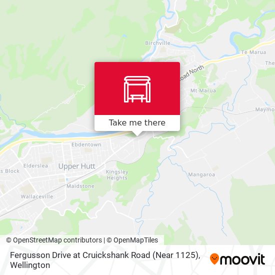 Fergusson Drive at Cruickshank Road (Near 1125)地图