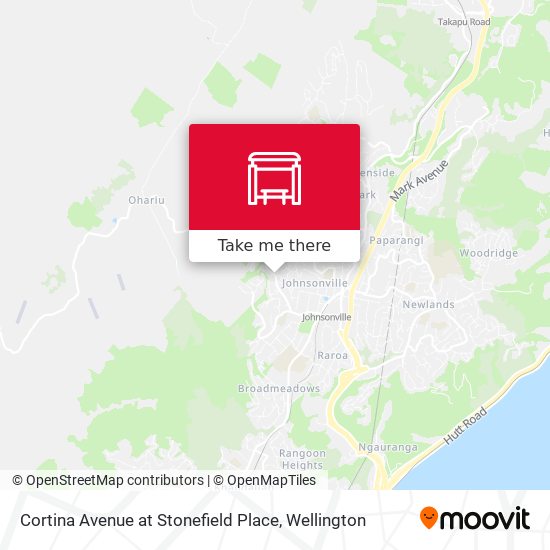 Cortina Avenue at Stonefield Place map