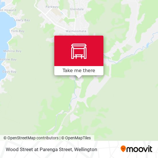 Wood Street at Parenga Street map