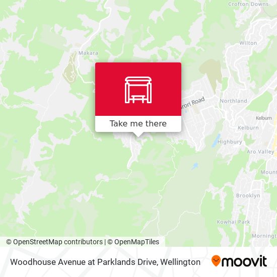 Woodhouse Avenue at Parklands Drive map