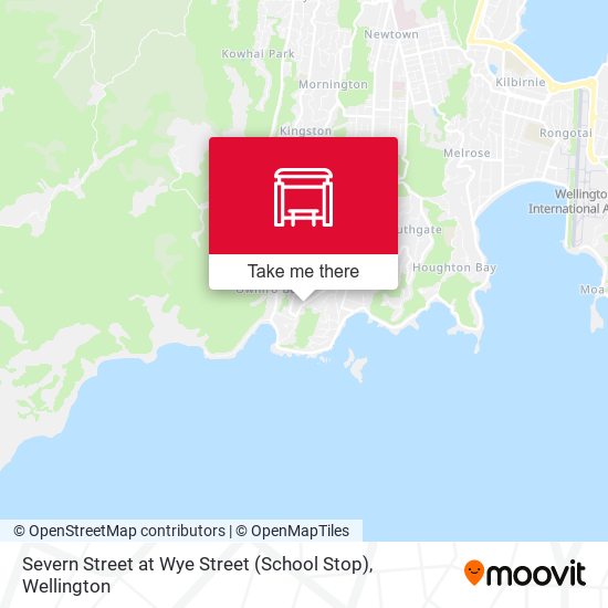 Severn Street at Wye Street (School Stop) map