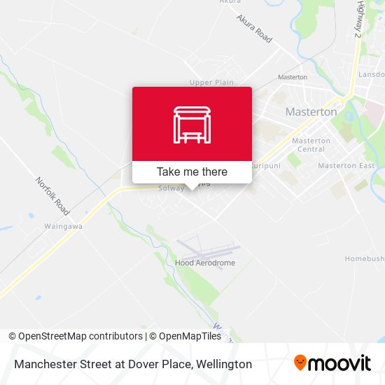Manchester Street at Dover Place map