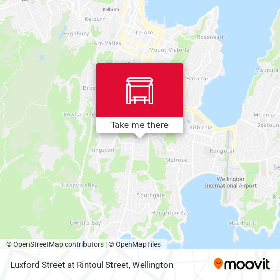 Luxford Street at Rintoul Street map