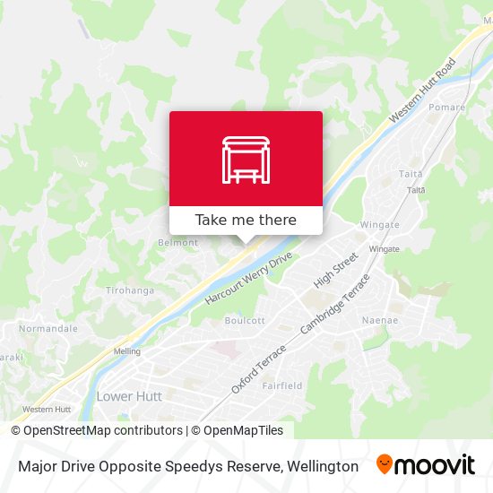 Major Drive Opposite Speedys Reserve map