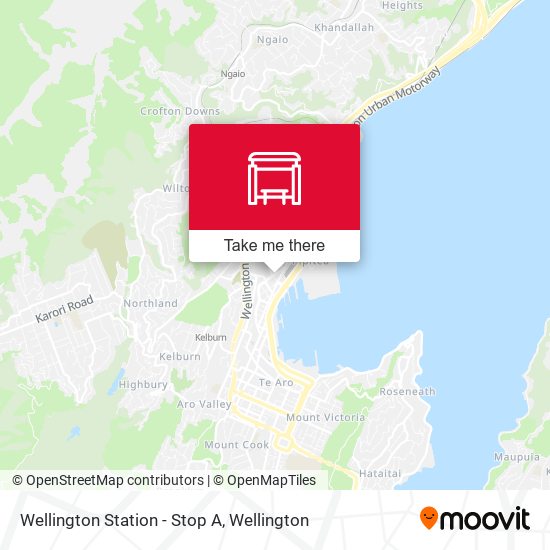 Wellington Station - Stop A地图