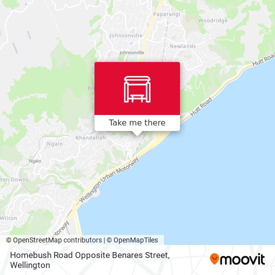 Homebush Road Opposite Benares Street map