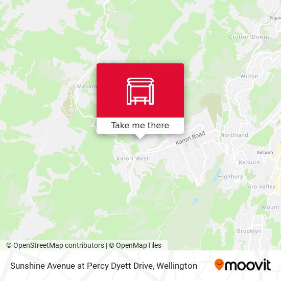 Sunshine Avenue at Percy Dyett Drive map