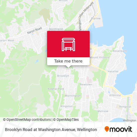 Brooklyn Road at Washington Avenue map