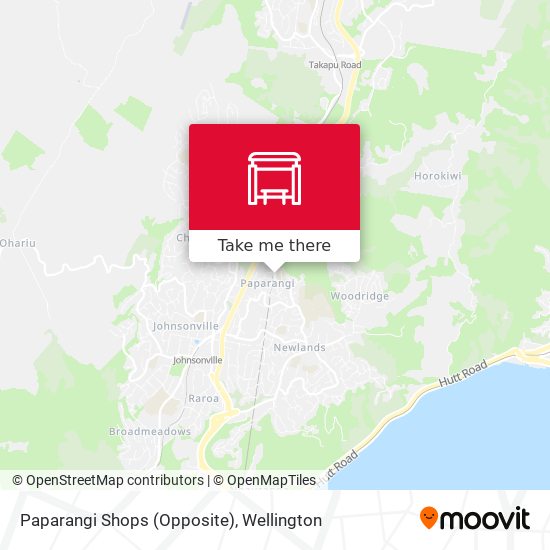 Paparangi Shops (Opposite) map
