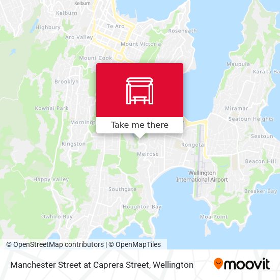 Manchester Street at Caprera Street map