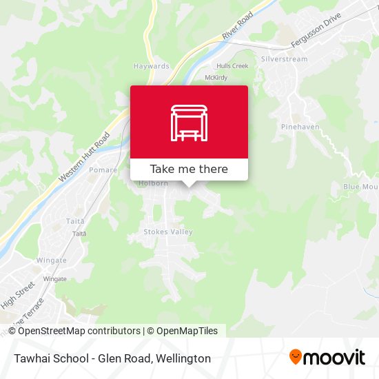 Tawhai School - Glen Road地图