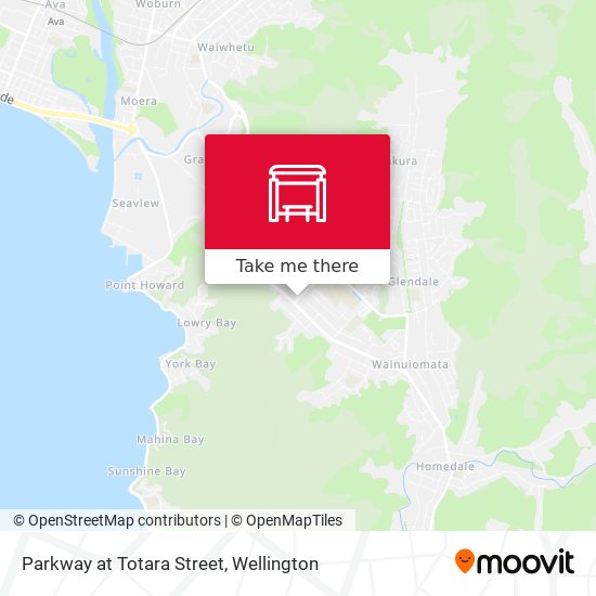 Parkway at Totara Street地图