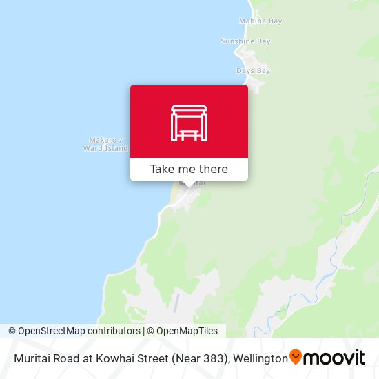 Muritai Road at Kowhai Street (Near 383)地图