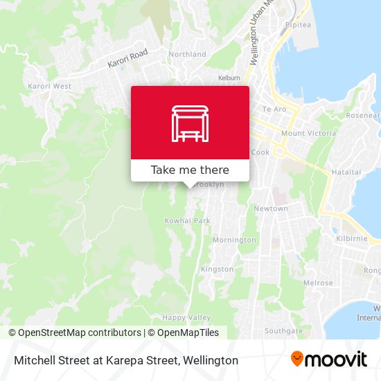 Mitchell Street at Karepa Street map