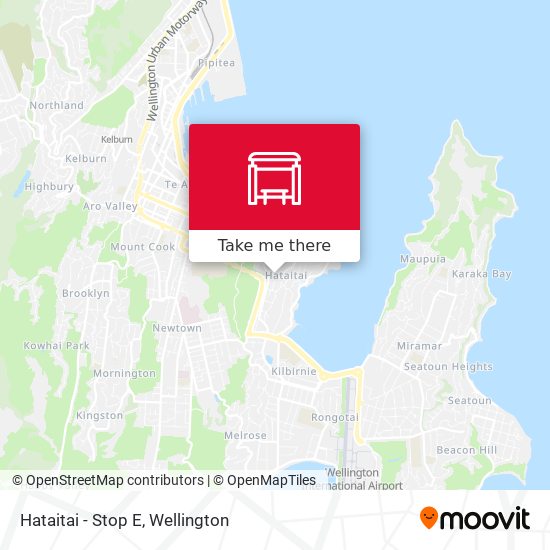 Hataitai - Stop E map