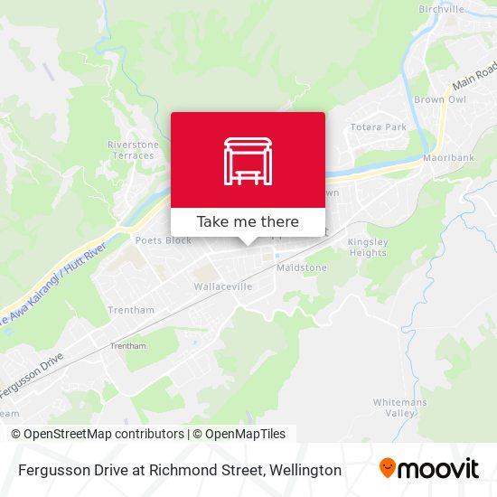 Fergusson Drive at Richmond Street map