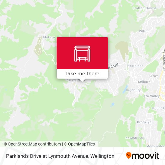 Parklands Drive at Lynmouth Avenue map