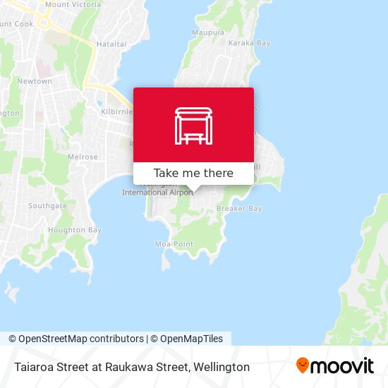 Taiaroa Street at Raukawa Street map