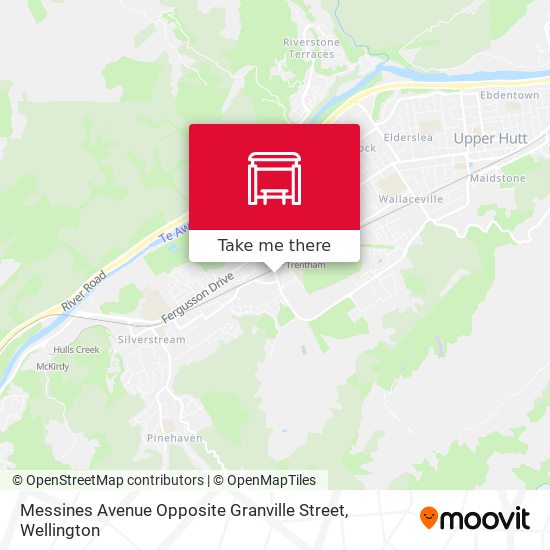 Messines Avenue Opposite Granville Street map