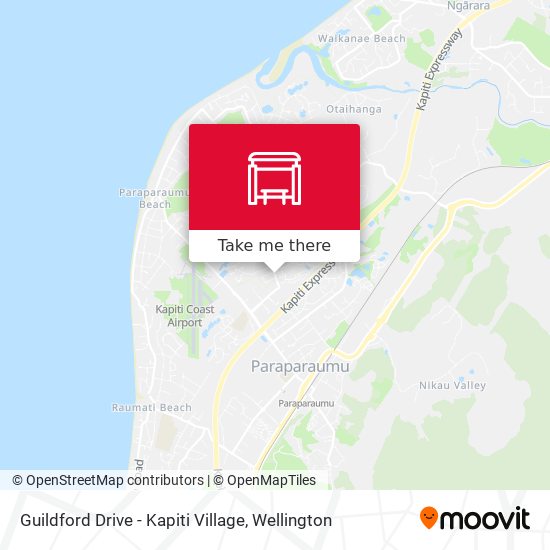 Guildford Drive - Kapiti Village map