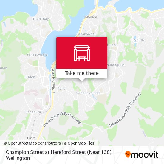 Champion Street at Hereford Street (Near 138) map