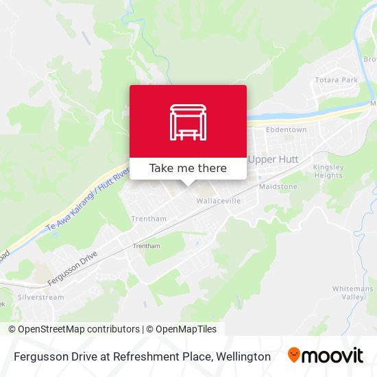 Fergusson Drive at Refreshment Place map