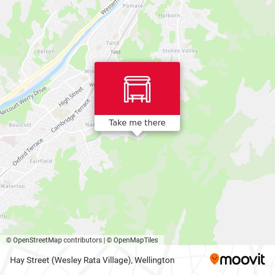 Hay Street (Wesley Rata Village) map