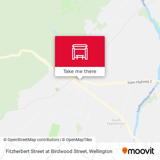 Fitzherbert Street at Birdwood Street map