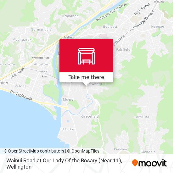 Wainui Road at Our Lady Of the Rosary (Near 11) map