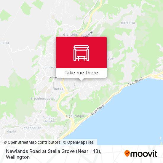 Newlands Road at Stella Grove (Near 143) map