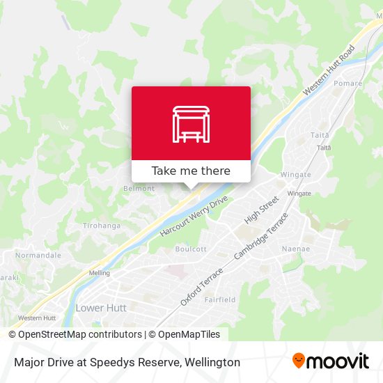 Major Drive at Speedys Reserve map