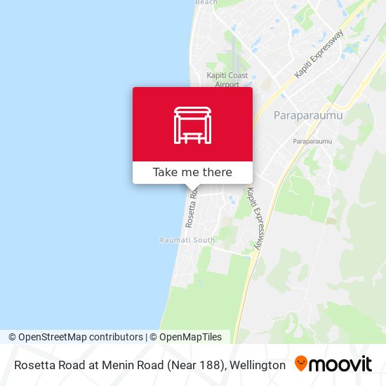 Rosetta Road at Menin Road (Near 188) map