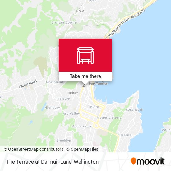 The Terrace at Dalmuir Lane map