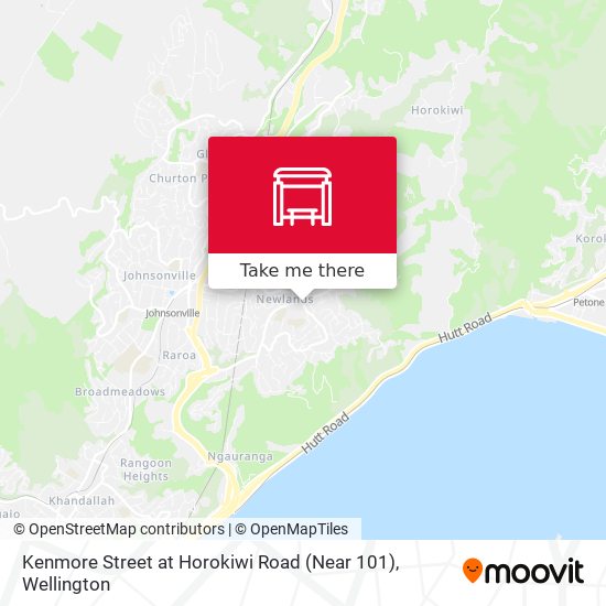 Kenmore Street at Horokiwi Road (Near 101) map