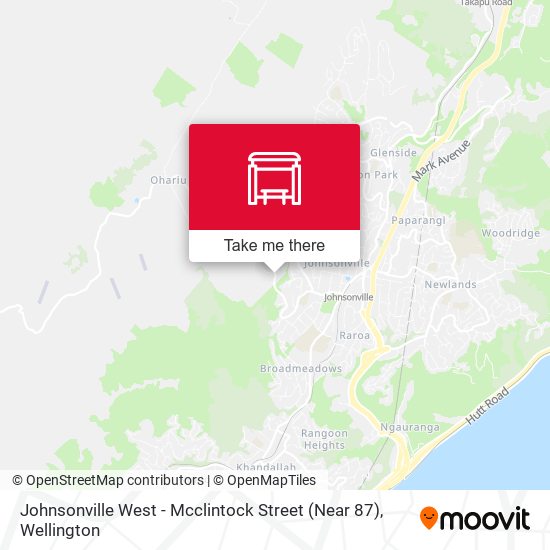 Johnsonville West - Mcclintock Street (Near 87) map