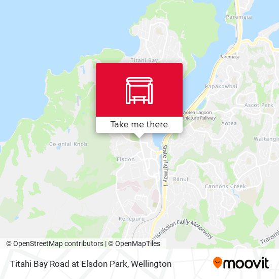 Titahi Bay Road at Elsdon Park map