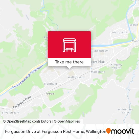 Fergusson Drive at Fergusson Rest Home map