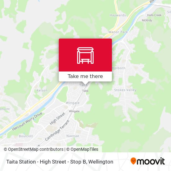 Taita Station - High Street - Stop B map