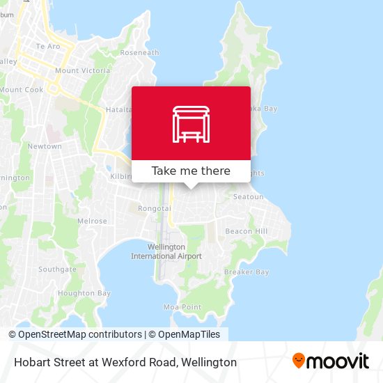 Hobart Street at Wexford Road map