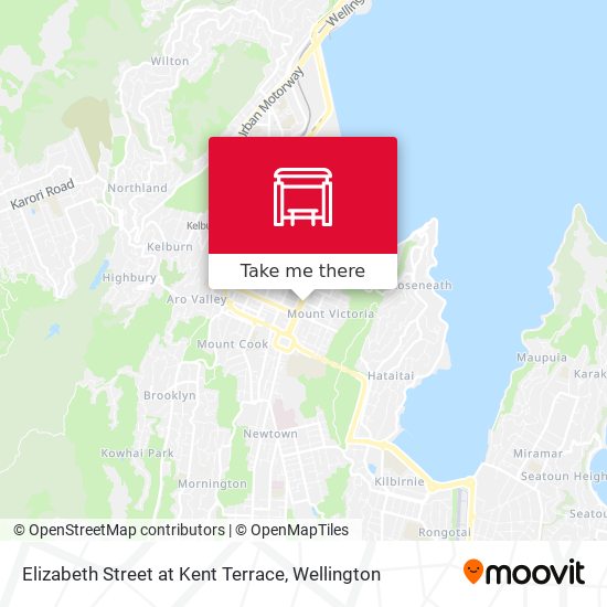 Elizabeth Street at Kent Terrace map