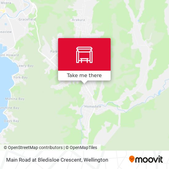 Main Road at Bledisloe Crescent map