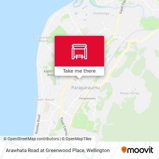 Arawhata Road at Greenwood Place map